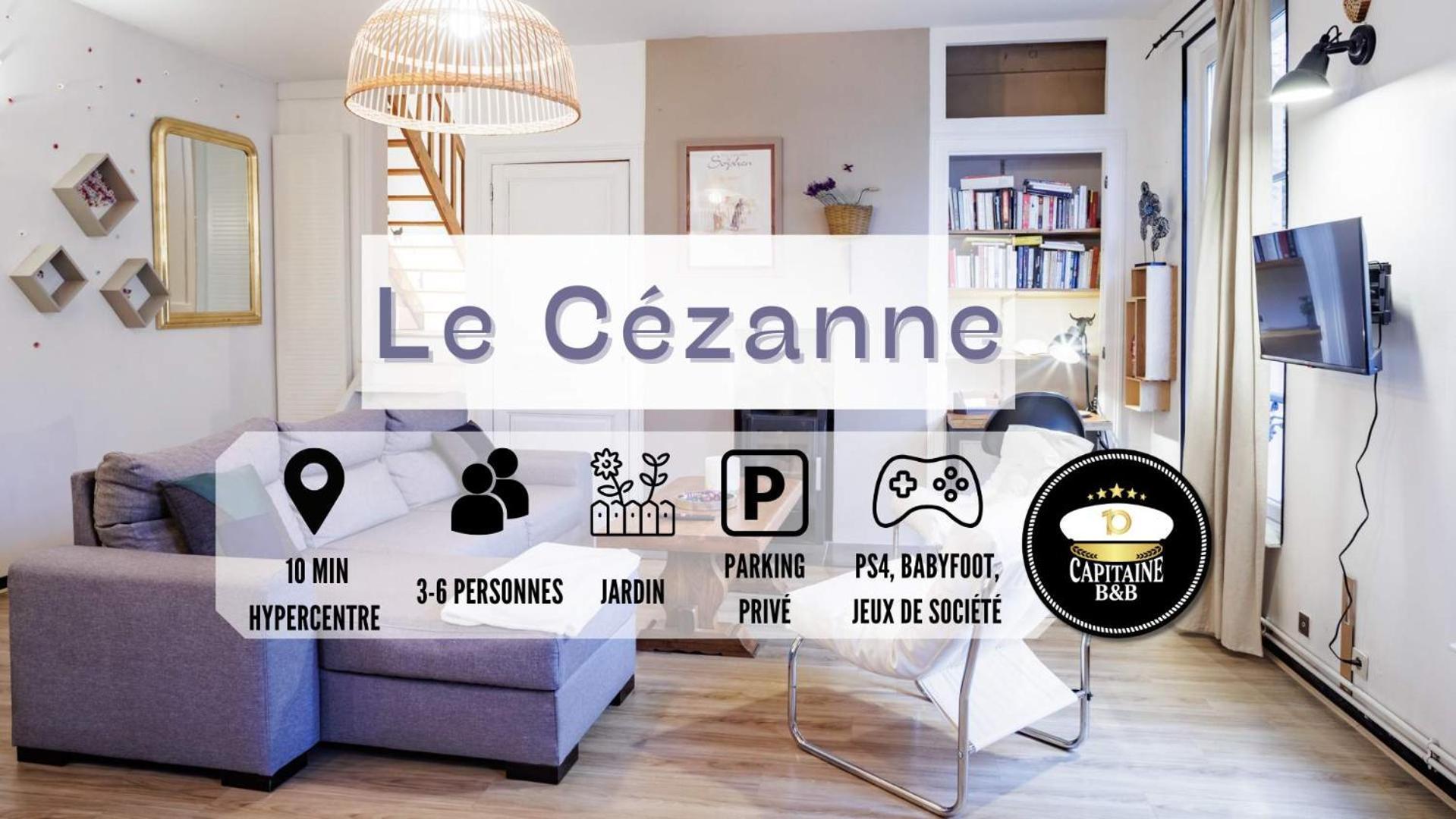 Le Cezanne - Jardin - Parking - Babyfoot - Centre-Ville Troyes Exterior foto